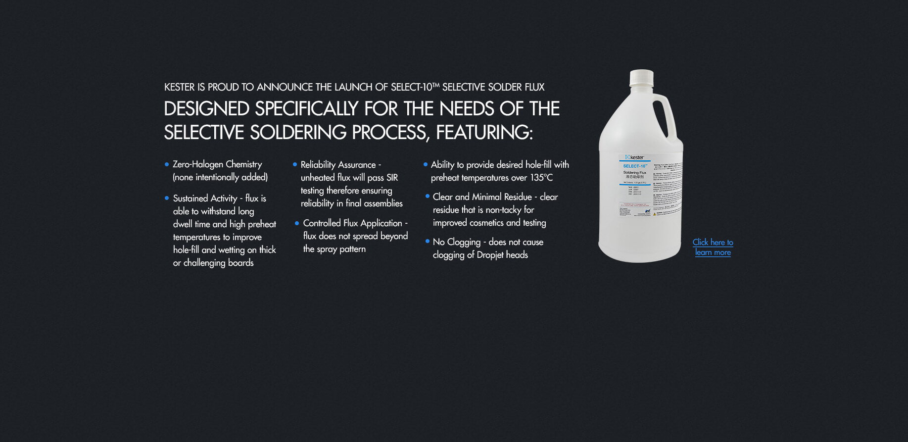 Kester Global Leader in Solder and Solder Related Products