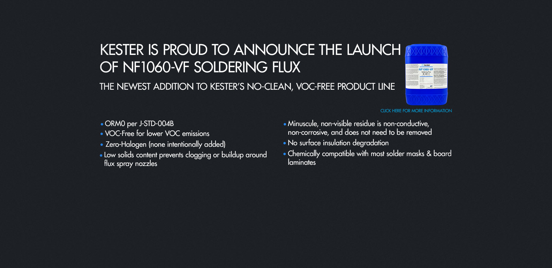 Kester Global Leader in Solder and Solder Related Products