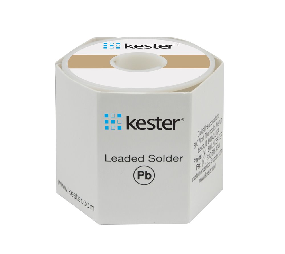 63/ 245 No-Clean Kester 24-6337-8800 50 Activated Rosin Cored Wire Solder Roll 